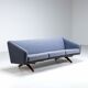 Illum Wikkelso ML-90 three-seater sofa Laursen Denmark 1960