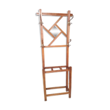 Vintage wooden coat rack