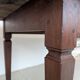 Campaign table in solid oak, Directoire style.