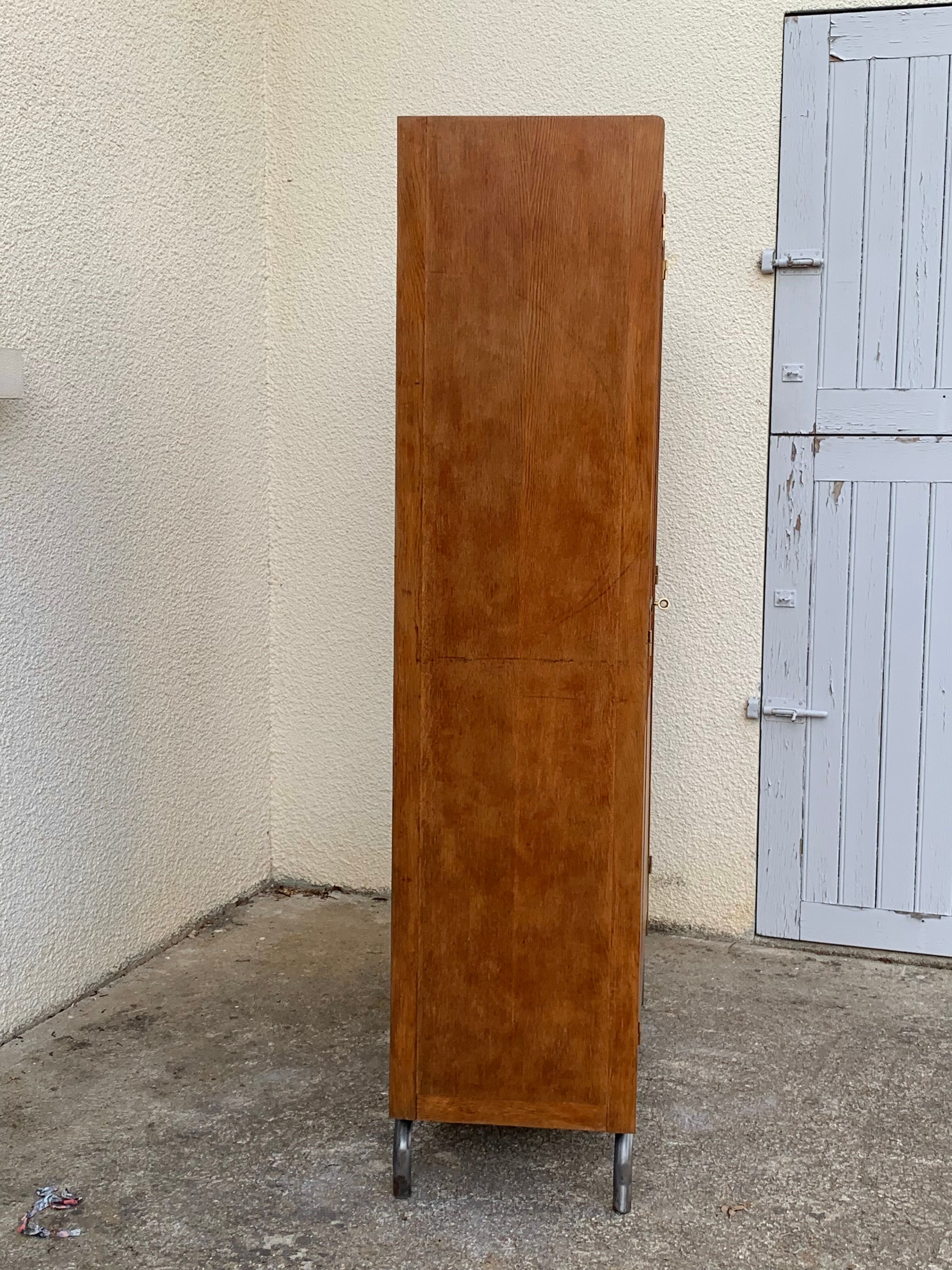 Glass cabinet from a primary school, 1950.
