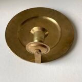 Vintage brass wall candle holder sconce diameter 18 cm