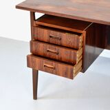 Midcentury Danish Executive Desk in Stunning Rosewood. Vintage / Modern
