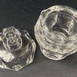 Baccarat crystal covered pot, Malmaison model