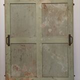 Old vintage door window shutter