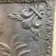 Old cast iron fireback with royal coat of arms
