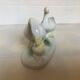 Trio of ceramic geese