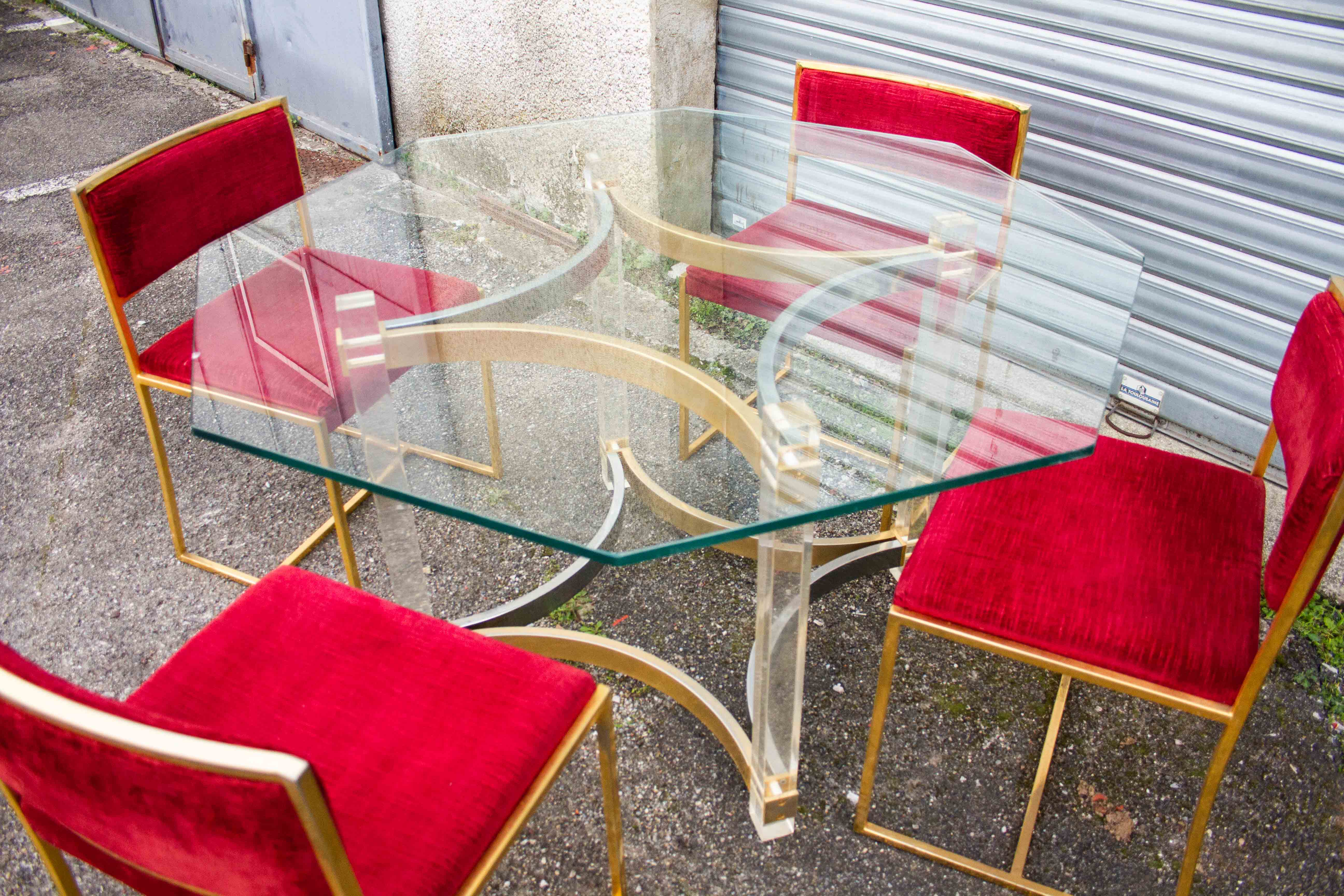 Alexandro albrizzi table with 4 chairs