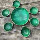 Salad bowl and 6 ceramic cups from Saint Clement