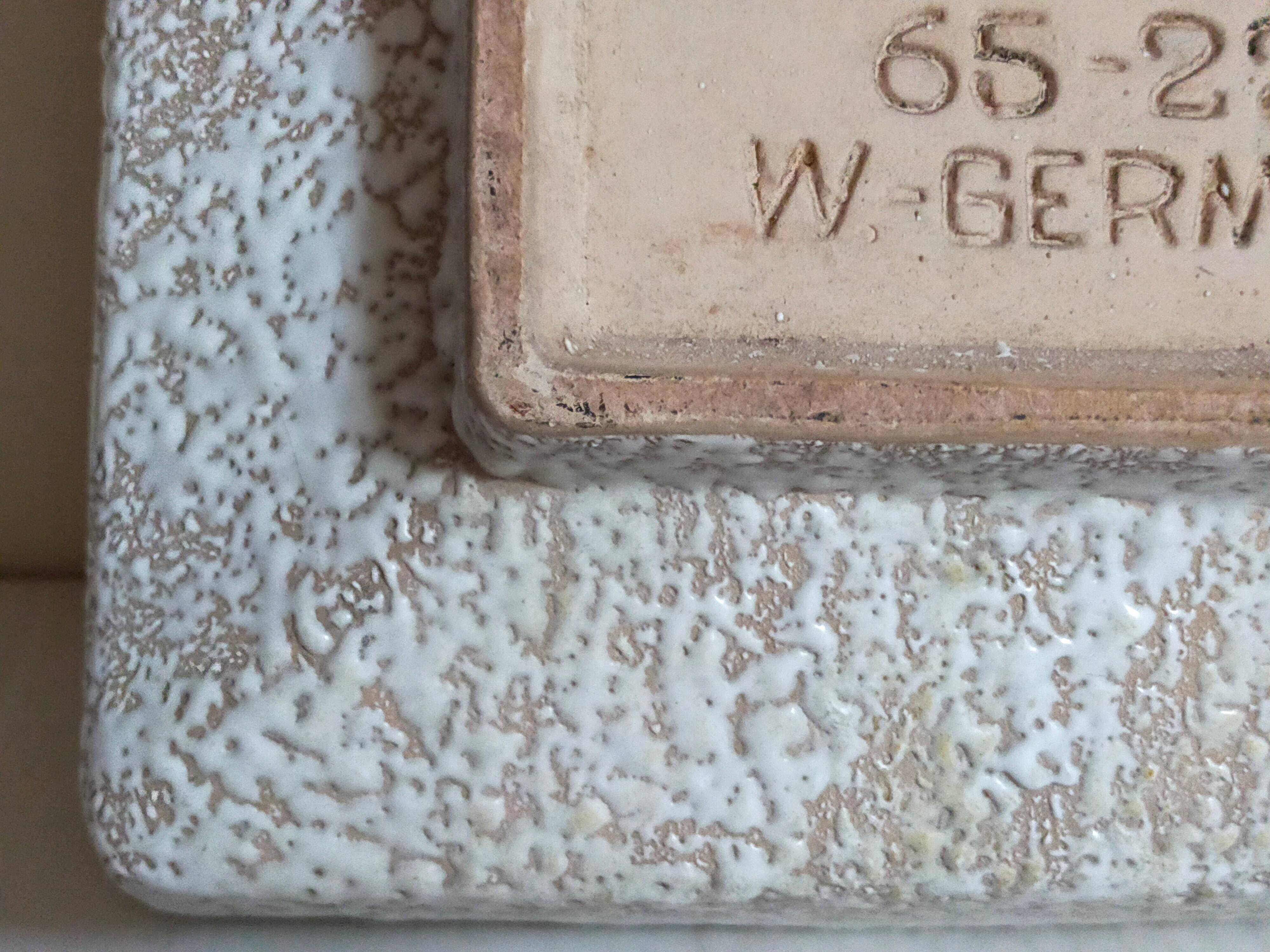 Vetter west-germany ceramic cactus or bonsai pot from the 1950s