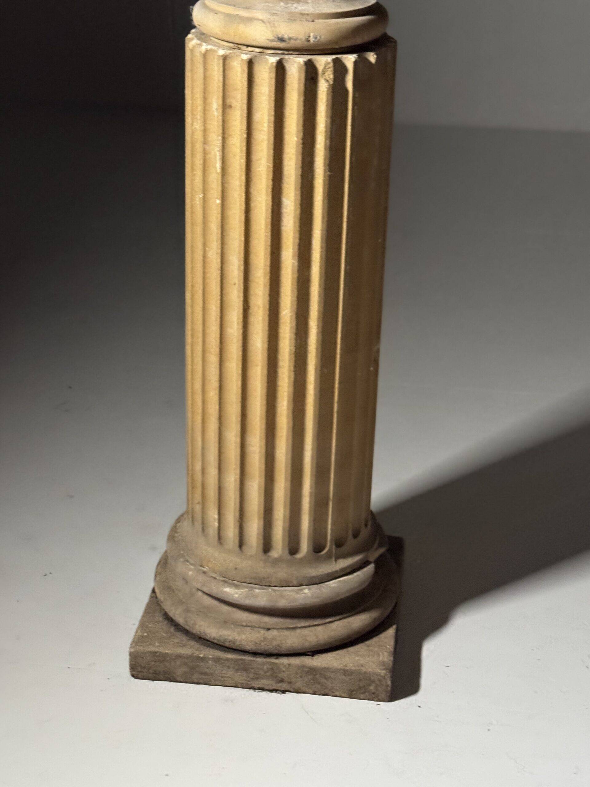 Bust on pedestal 20th century Antinous