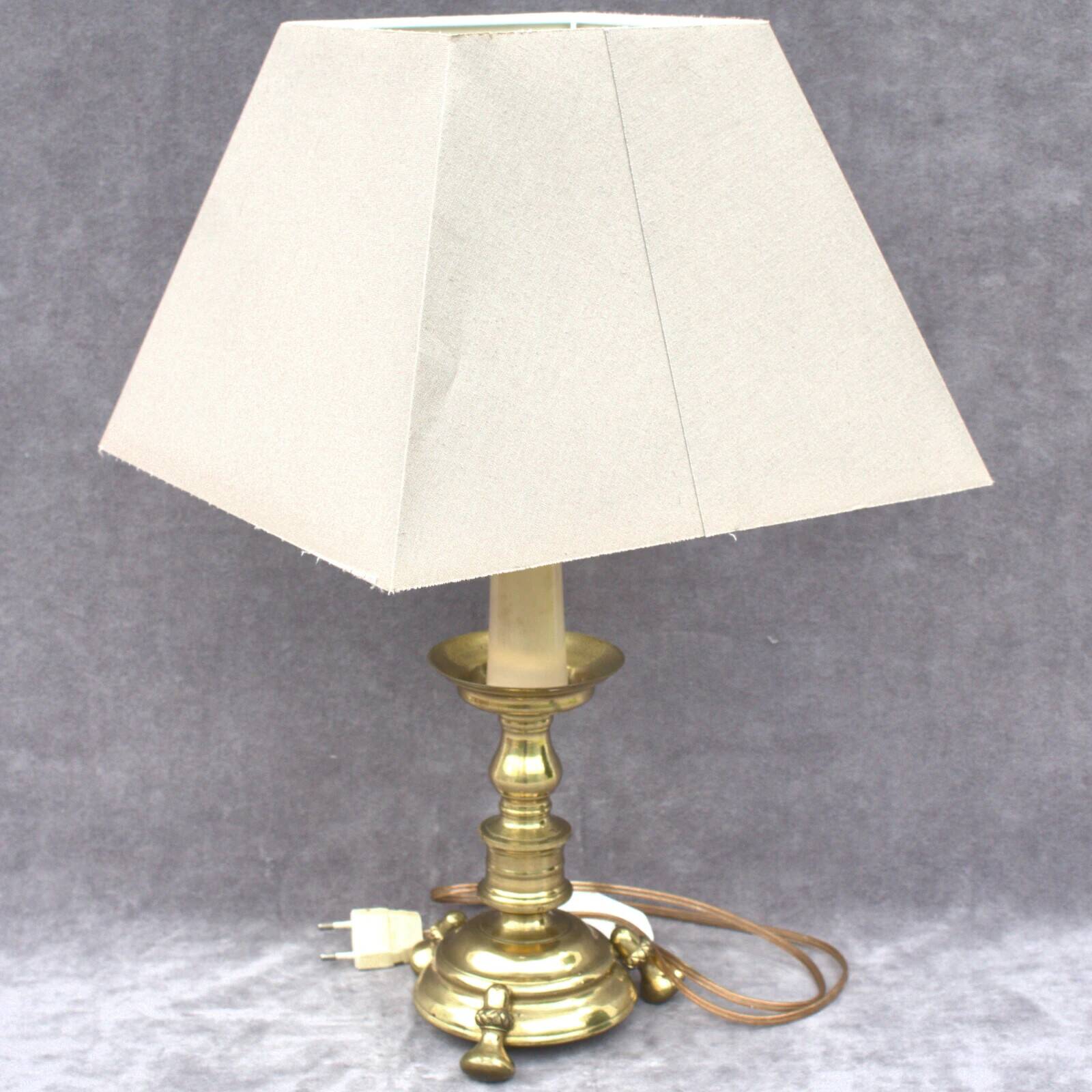 Mid-century design antique brass desk lamp, eye-catcher, gift