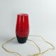 Vintage opaline glass shell lamp