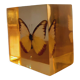 Office paperweight year 60 inclusion Butterfly