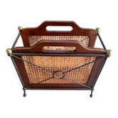 Magazine Holder/Logs in Metal/Wood/Rattan