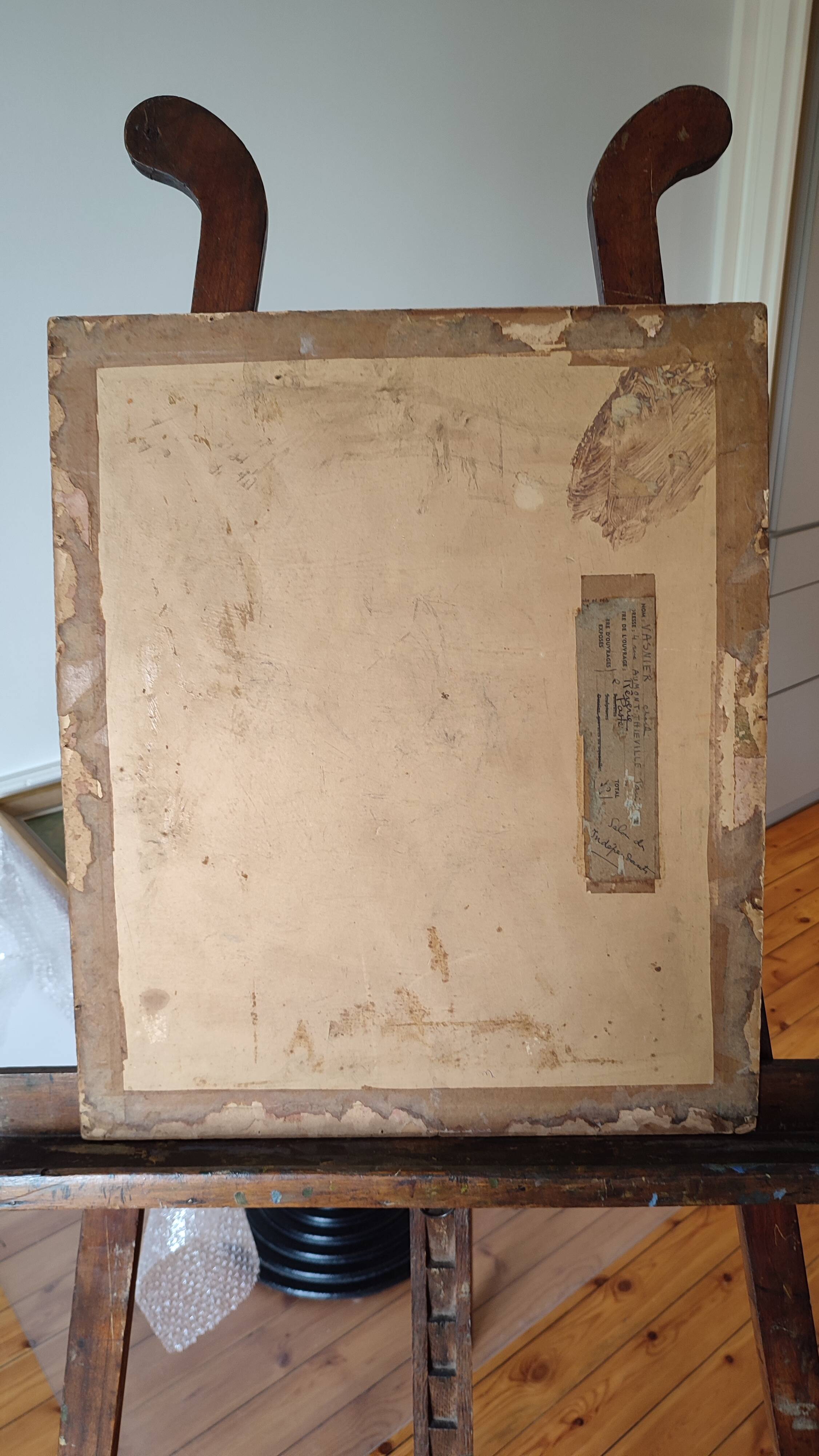 Reverie - pastel attributed to charles vasnier (1873 - 1961)