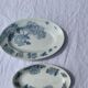 Deux plats de service modèle Floréal luneville K & G vintage et collector