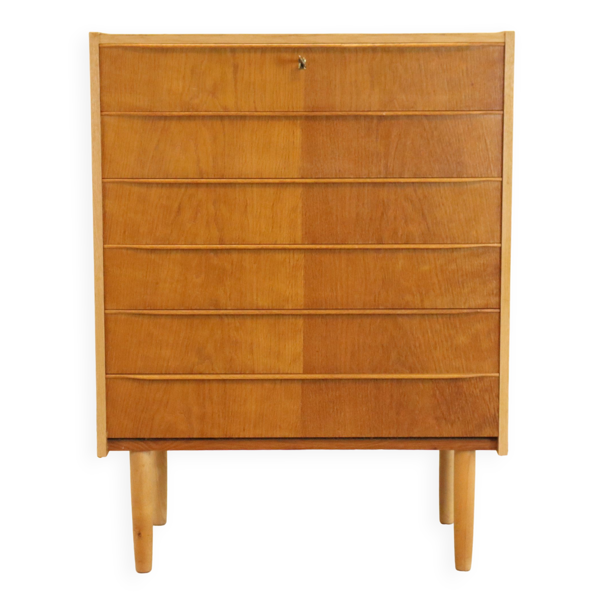 Commode danoise en chêne haut 'Brovst' - Design danois