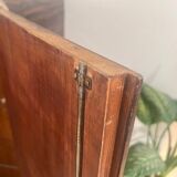 Bauhaus Wardrobe in Palisander Optic, Steel Tube and Chrome, Germany, 1930s