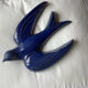 Glazed terracotta swallow clarous