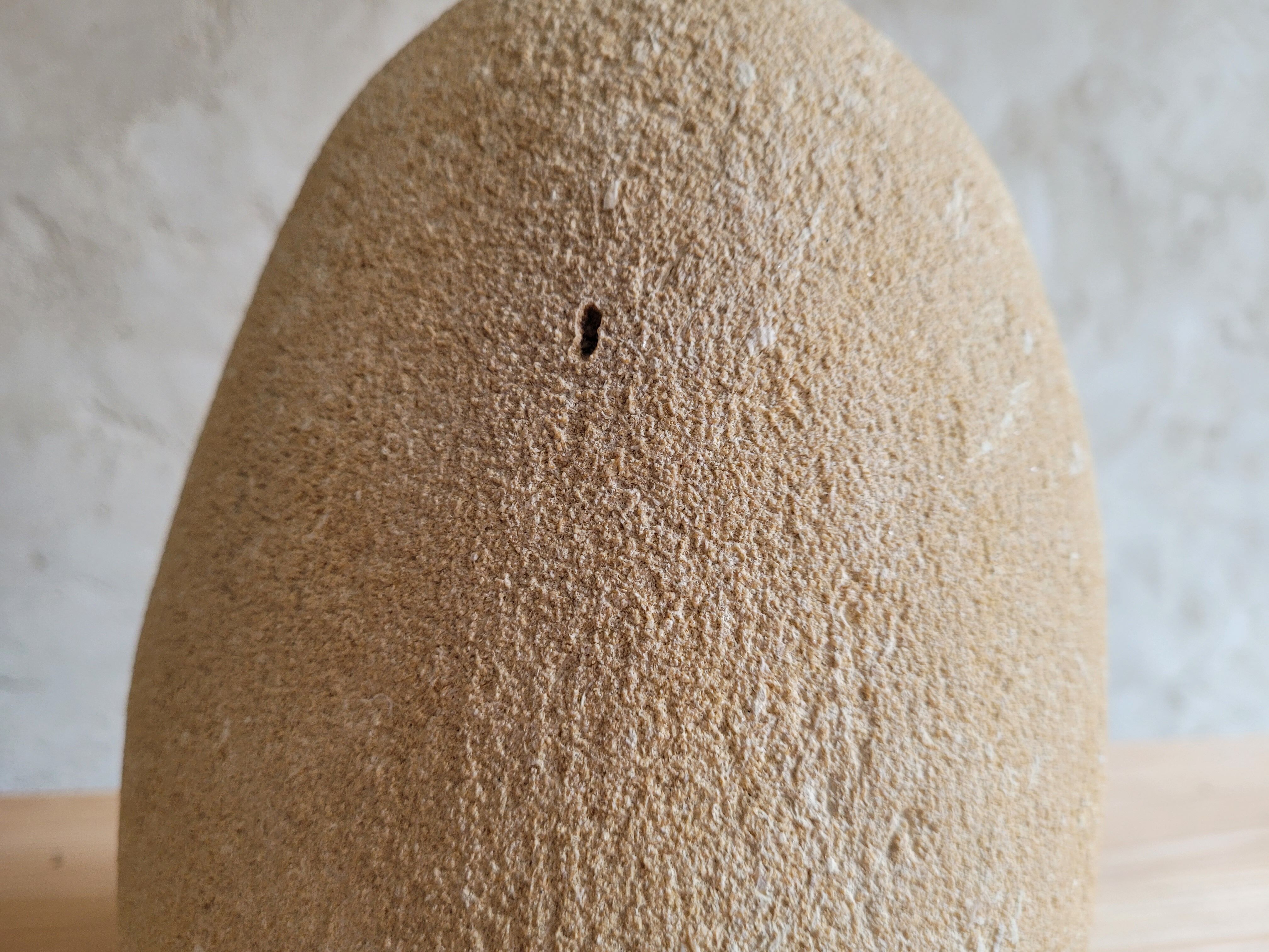 Natural stone lamp foot 70s