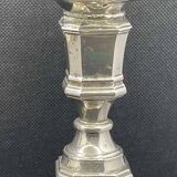 Pair of English silver-plated candlesticks from the 1950s