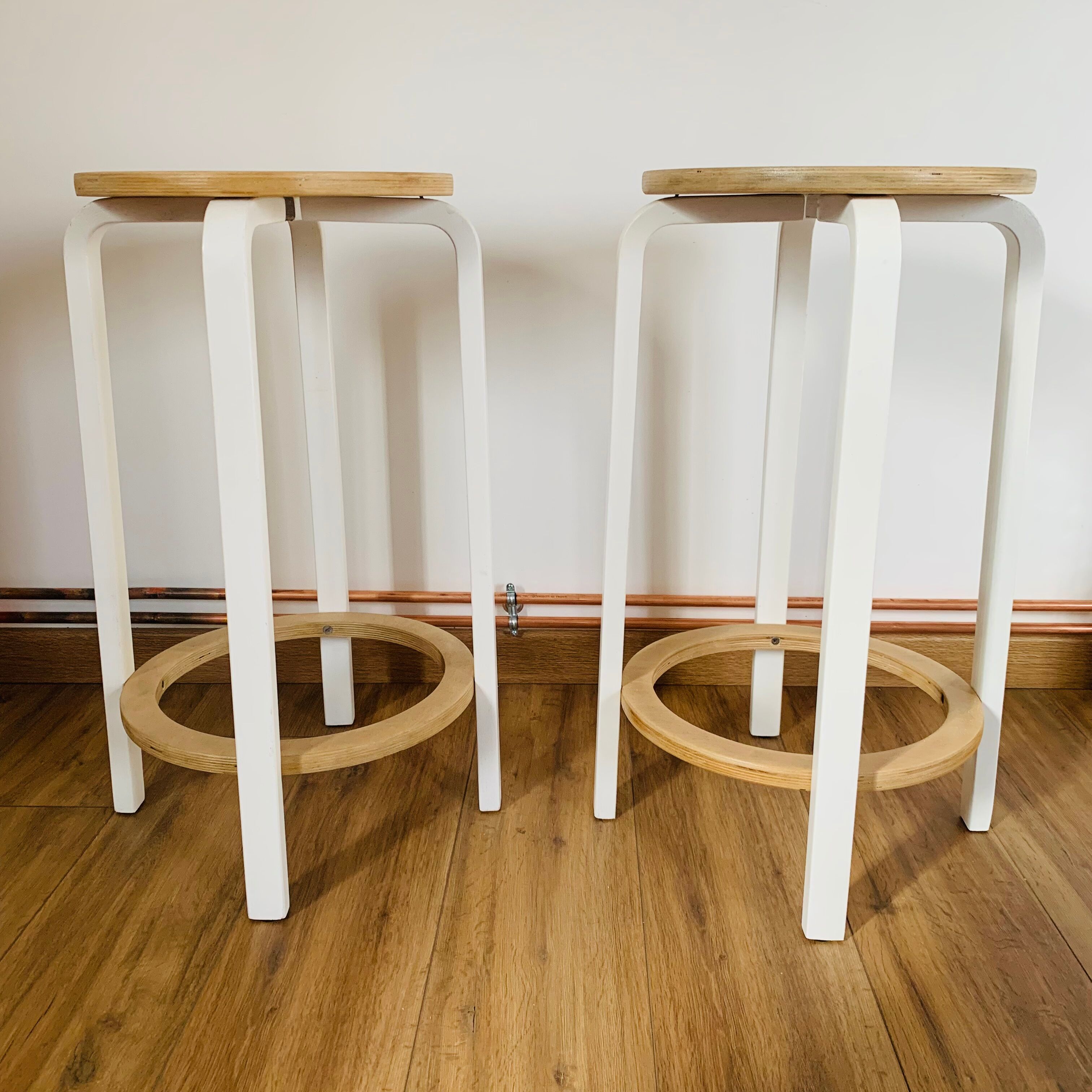 Pair of high stools