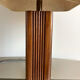Scandinavian 70s wooden lamp