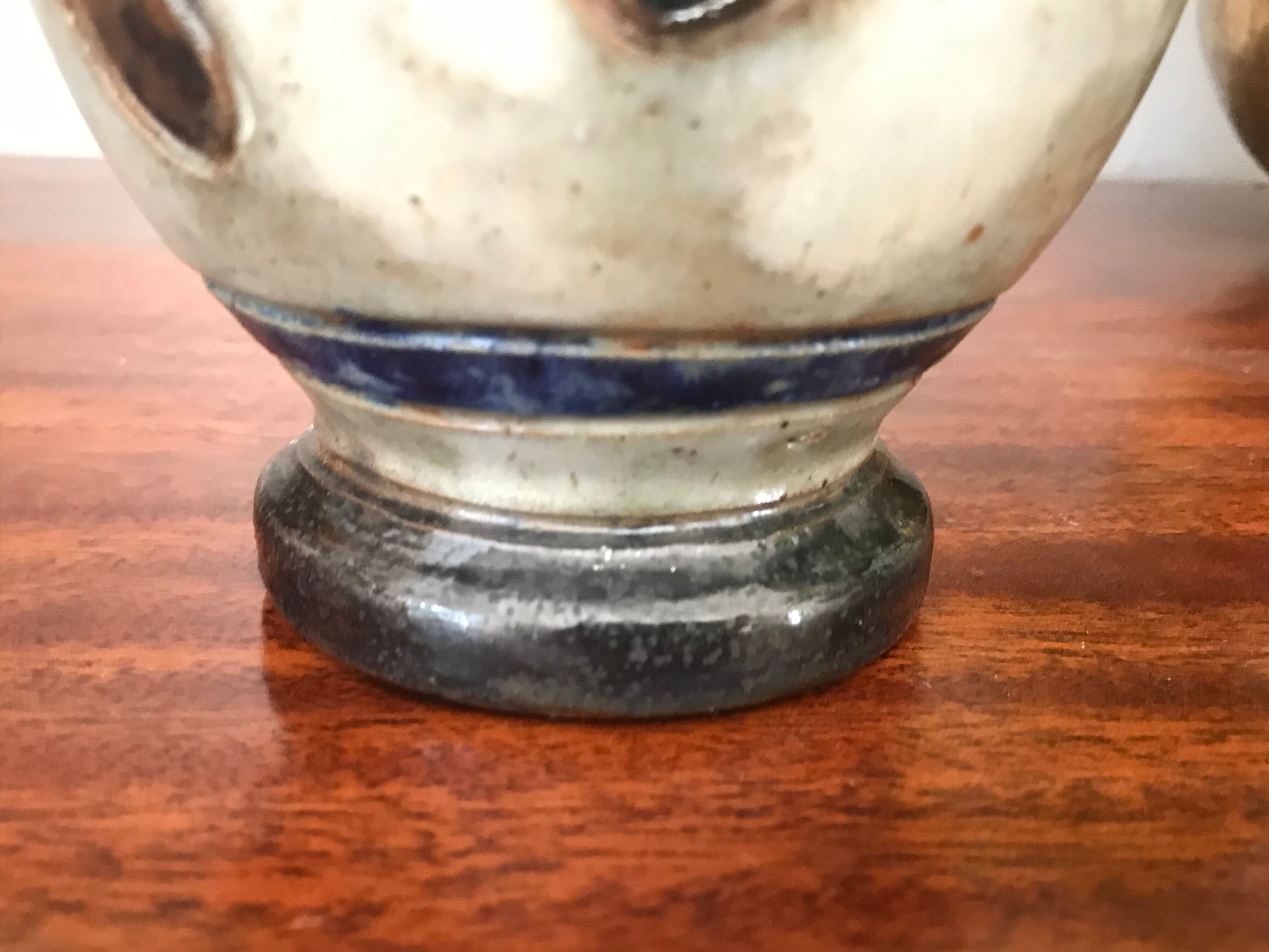 Sandstone vase signed Guérin