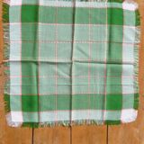 Set of 6 vintage checkered napkins