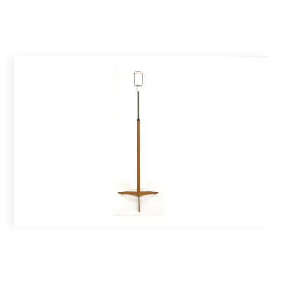 Lampadaire ''tripode'' scandinave en teck, Suède, 1960