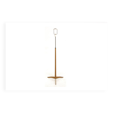 Scandinavian "tripod" teak floor lamp, Sweden, 1960