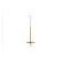 Lampadaire "tripode" scandinave en teck, Suède, 1960