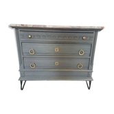Tastefully renovated antique chest of drawers.