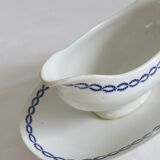 Iron earth gravy boat "Laurus" U&C Sarreguemines