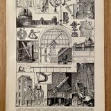 Lithograph on astronomy - 1920