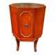 Vintage octagonal bar cabinet – leather top – Art Deco style – years