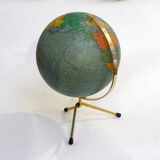Tripod terrestrial globe 1960'