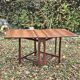 Table pliante Bendt Winge design scandinave 50-60 palissandre Kleppe