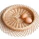 Wicker sun dish, 70s