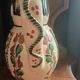 Anthropomorphic pitcher in slipware Hungarian folk art 1960