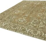 1980s 303 cm x 384 cm beige wool carpet