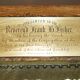 Victorian Oak Partner's Desk circa 1883