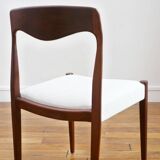 Scandinavian chair - Fully restored - Fabric, foam & straps: new
