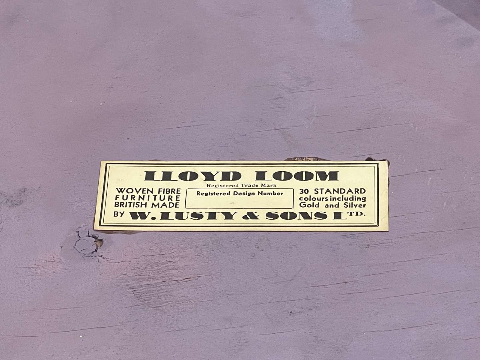 1950s lloyd loom basket