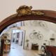 Antique triptych mirror