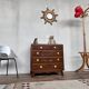 Commode semainier chiffonnier vintage chêne 1950 style Art deco