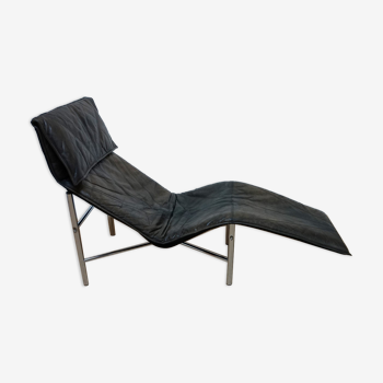 Chaise longue suédoise Skye en cuir par Tord Björklund pour Ikea, années 1970