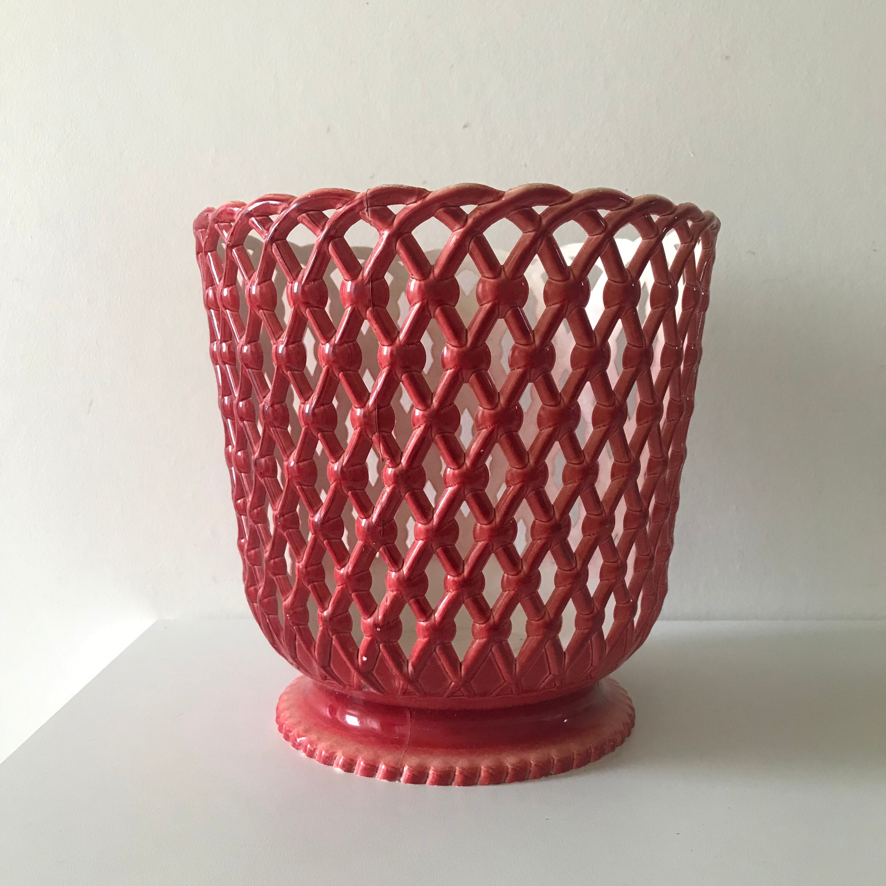 Pot cover Syla red diameter 20 cm