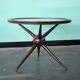 Set de Tables Basses Rondes Sputnik en Bois et Verre, Set de 2