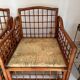 Paire de Fauteuils rotin et bambou